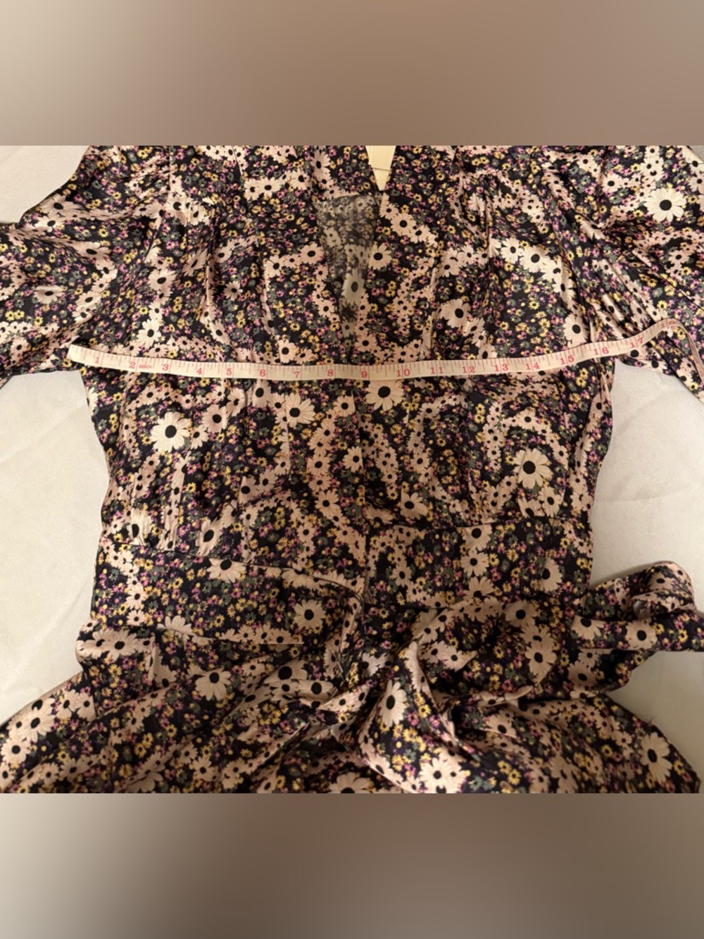 Sandro Floral-Print Silk Midi Dress - Picture 8 of 9
